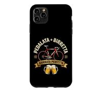Carcasa para iPhone 11 Pro MAX Pedalata y Gorro de Bicicleta Vintage Cycling Birra