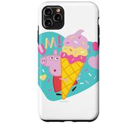 Carcasa para iPhone 11 Pro MAX Peppa Pig Yum Ice Cream