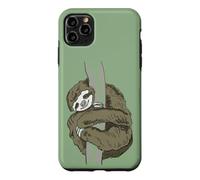 Carcasa para iPhone 11 Pro MAX Perezoso Abrazando Relajado Dormir Adolescente Cansado Perezoso Lento