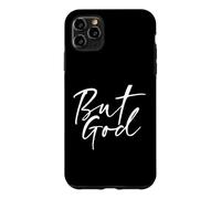 Carcasa para iPhone 11 Pro MAX Pero Dios - Cristiano religioso Jesús Icono Fe Esperanza - Delgado