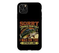 Carcasa para iPhone 11 Pro MAX Pesca Estoy en la Otra línea de Pesca
