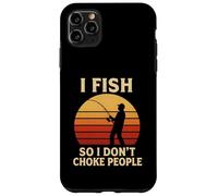 Carcasa para iPhone 11 Pro MAX Pescado así Que no estrangulo a la Gente Pesca Divertida Diciendo Pescadores
