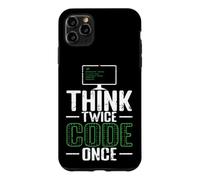 Carcasa para iPhone 11 Pro MAX Piensa Dos Veces código una Vez