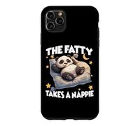 Carcasa para iPhone 11 Pro MAX Pijama de Panda el Panda Gordo Toma una Siesta por la mañana