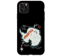 Carcasa para iPhone 11 Pro MAX Pingüinos Ballena Antártida Polo Sur Atlántico Buque