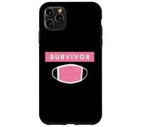 Carcasa para iPhone 11 Pro MAX Pink Face Mask Survivor Cure Cancer Patients