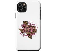 Carcasa para iPhone 11 Pro MAX Pink Leopard Ella es de Texas I Can Tell