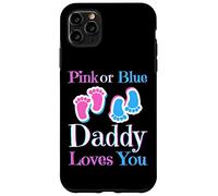 Carcasa para iPhone 11 Pro MAX Pink Or Blue Daddy Loves You Baby Girl Or Boy Pronto