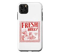 Carcasa para iPhone 11 Pro MAX Pizza Satan Fresh Hell Satan Occult Satanic Lucifer