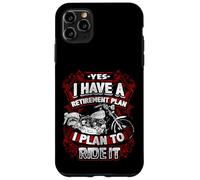 Carcasa para iPhone 11 Pro MAX Plan de jubilación de Motocicleta para Montar Ciclista Jubilado