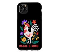 Carcasa para iPhone 11 Pro MAX Pollos de Patio Trasero Hygge Arte Popular Gallo