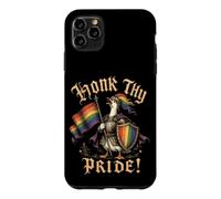Carcasa para iPhone 11 Pro MAX Pon la bocina a tu Orgullo Medieval REN Faire Goose LGBTQ