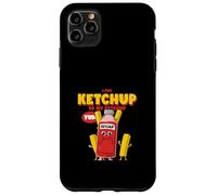 Carcasa para iPhone 11 Pro MAX Pongo Ketchup en mi Ketchup (Declaración extraña y Divertida)