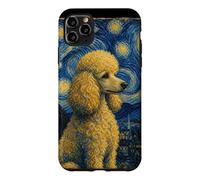 Carcasa para iPhone 11 Pro MAX Poodle Starry Sky Van Gogh Style Sky Hombres Mujeres Perro Mamá