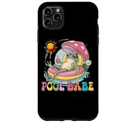 Carcasa para iPhone 11 Pro MAX Pool Babe Lindo Rana Seta Retro Verano Vibes