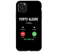 Carcasa para iPhone 11 Pro MAX Porto Alegre está Llamando y Debo IR a Brasil de Viaje