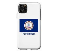 Carcasa para iPhone 11 Pro MAX Portsmouth Virginia USA Flag Souvenir