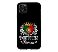 Carcasa para iPhone 11 Pro MAX Portuguese Princess Portugal Flag Proud Portuguese Girl