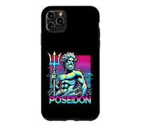 Carcasa para iPhone 11 Pro MAX Poseidón Mitología Griega Antigua Grecia Estilo Vaporwave