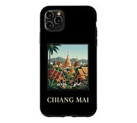Carcasa para iPhone 11 Pro MAX Póster de Viaje del Templo de Tailandia de Chiang MAI