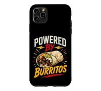 Carcasa para iPhone 11 Pro MAX Powered by Burritos Funny Burrito Saying Humor Joke Gag