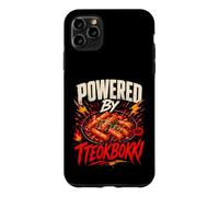 Carcasa para iPhone 11 Pro MAX Powered by Tteokbokki Funny Korean Food Saying Humor Joke G