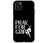 Carcasa para iPhone 11 Pro MAX Pray For Grip - Aro para Antena de Amor, Regalo de Yoga aéreo