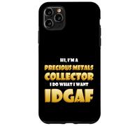 Carcasa para iPhone 11 Pro MAX Precious Metals Collector Stack Gold Silver Copper Rare Coin