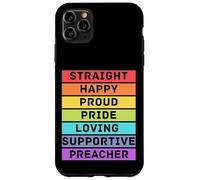 Carcasa para iPhone 11 Pro MAX predicador Recto Feliz Orgulloso Orgullo Amante Iglesia de Apoyo