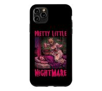Carcasa para iPhone 11 Pro MAX Pretty Little Nightmare Humor Oscuro Pulp Horror Mujeres Adultas
