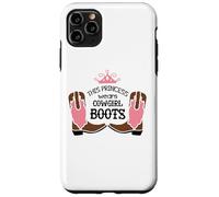 Carcasa para iPhone 11 Pro MAX Princesa Cowgirl Botas Western Country Rodeo Girl