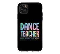 Carcasa para iPhone 11 Pro MAX Profesor de Danza Enseñar Motivar Amor Inspirar Enseñanza Lema