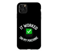 Carcasa para iPhone 11 Pro MAX Programmer It Worked On My Machine Coding Joke