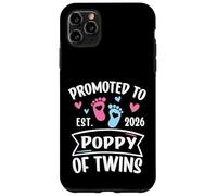 Carcasa para iPhone 11 Pro MAX Promocionado a Poppy of Twins EST 2026 Revelación de género del bebé