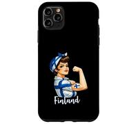 Carcasa para iPhone 11 Pro MAX Proud Strong Finnish Girl Woman Girlfriend Finland Flag