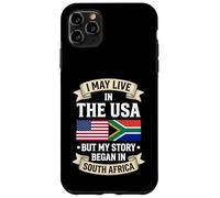 Carcasa para iPhone 11 Pro MAX Puede Que Viva en Estados Unidos, Pero mi Historia comenzó en Sudáfrica