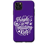 Carcasa para iPhone 11 Pro MAX Purple up for Military Kids Dandelion Month of The Military