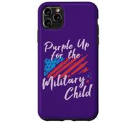 Carcasa para iPhone 11 Pro MAX Purple Up Military Child/Support Family American Flag Star