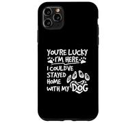 Carcasa para iPhone 11 Pro MAX Quédate en casa con mi Perro