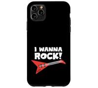Carcasa para iPhone 11 Pro MAX Quiero Rock, Guitarrista de Banda, Música Punk Rock, Rock'n Roll