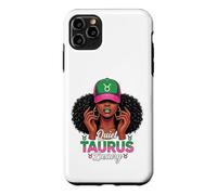 Carcasa para iPhone 11 Pro MAX Quiet Luxury Taurus Afro Women Pink Green Cap Black Girl