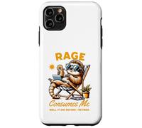 Carcasa para iPhone 11 Pro MAX Rage Consumes Me Well It Did Before I Retired Chilling Sloth