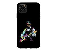 Carcasa para iPhone 11 Pro MAX Rave President Abe Lincoln Tocando Guitarra gráfica EDM Art