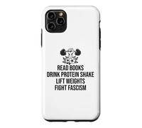 Carcasa para iPhone 11 Pro MAX Read Books Drink Protein Shake Lift Weights Fight Fascism