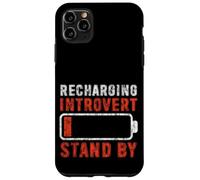 Carcasa para iPhone 11 Pro MAX Recharging Introvert Stand by Agotamiento Social -