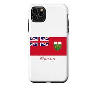 Carcasa para iPhone 11 Pro MAX Recuerdo de la Bandera de Ontario Canadá