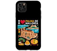 Carcasa para iPhone 11 Pro MAX Recuerdo de Viaje I Love Palma De Mallorca España