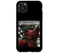 Carcasa para iPhone 11 Pro MAX Red Devil Último Día De Escuela Vacaciones De Verano Divertido Meme Selfie