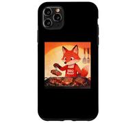 Carcasa para iPhone 11 Pro MAX Red Fox Cooking Grill BBQ Funny Gift Red Fox
