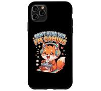Carcasa para iPhone 11 Pro MAX Red Foxs Gaming Can't Hear You I'm Gaming Fox